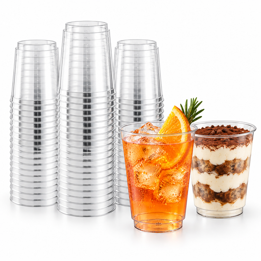 10 oz Crystal Clear Hardwall Plastic Tumbler (500pcs)