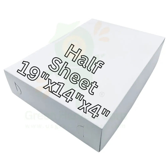 Half Sheet Cake Box