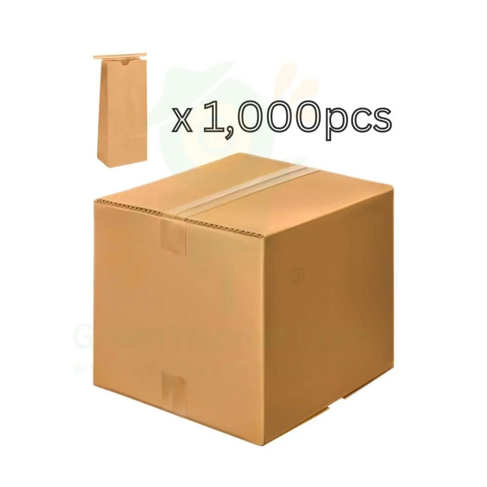 Kraft Tin Tie Coffee/Snack Bag 1000 Pcs (1 Case)