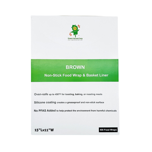 15"x11" Brown Baking Paper (400 sheets) (10 packs)
