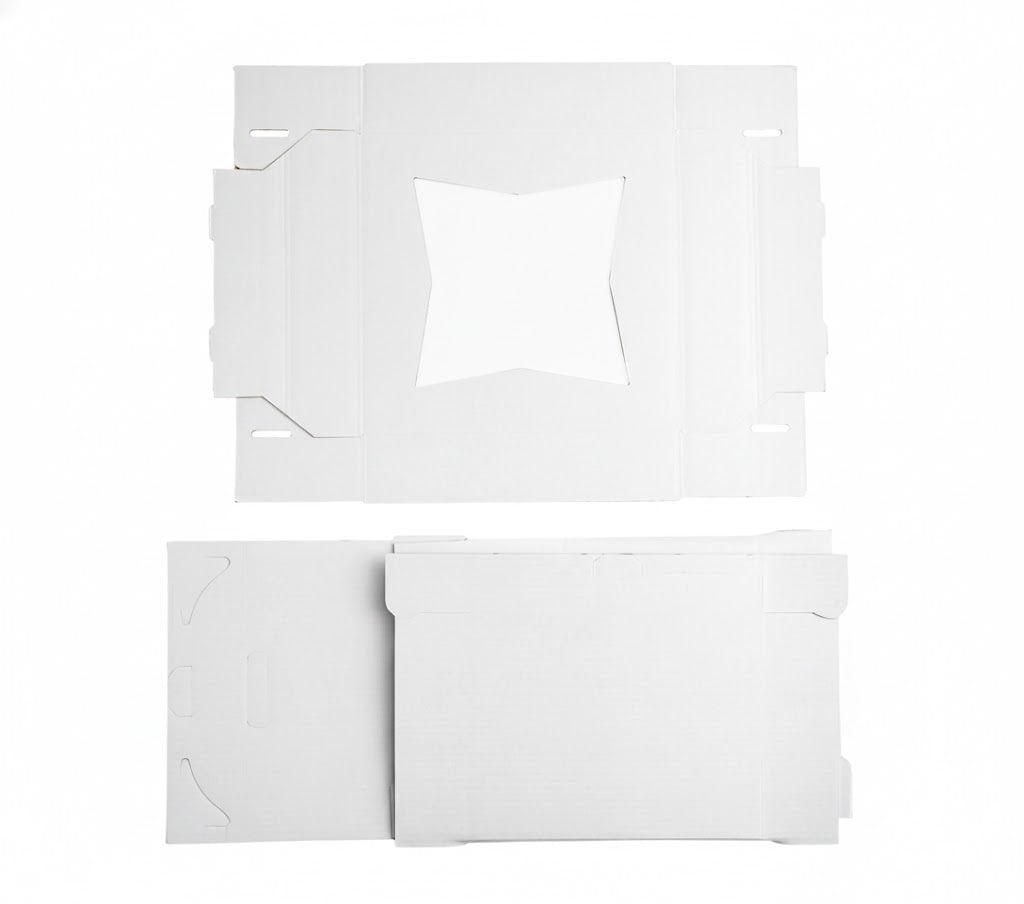 10"x10"x10" Tall Cake Box with Widow Top (25pcs)